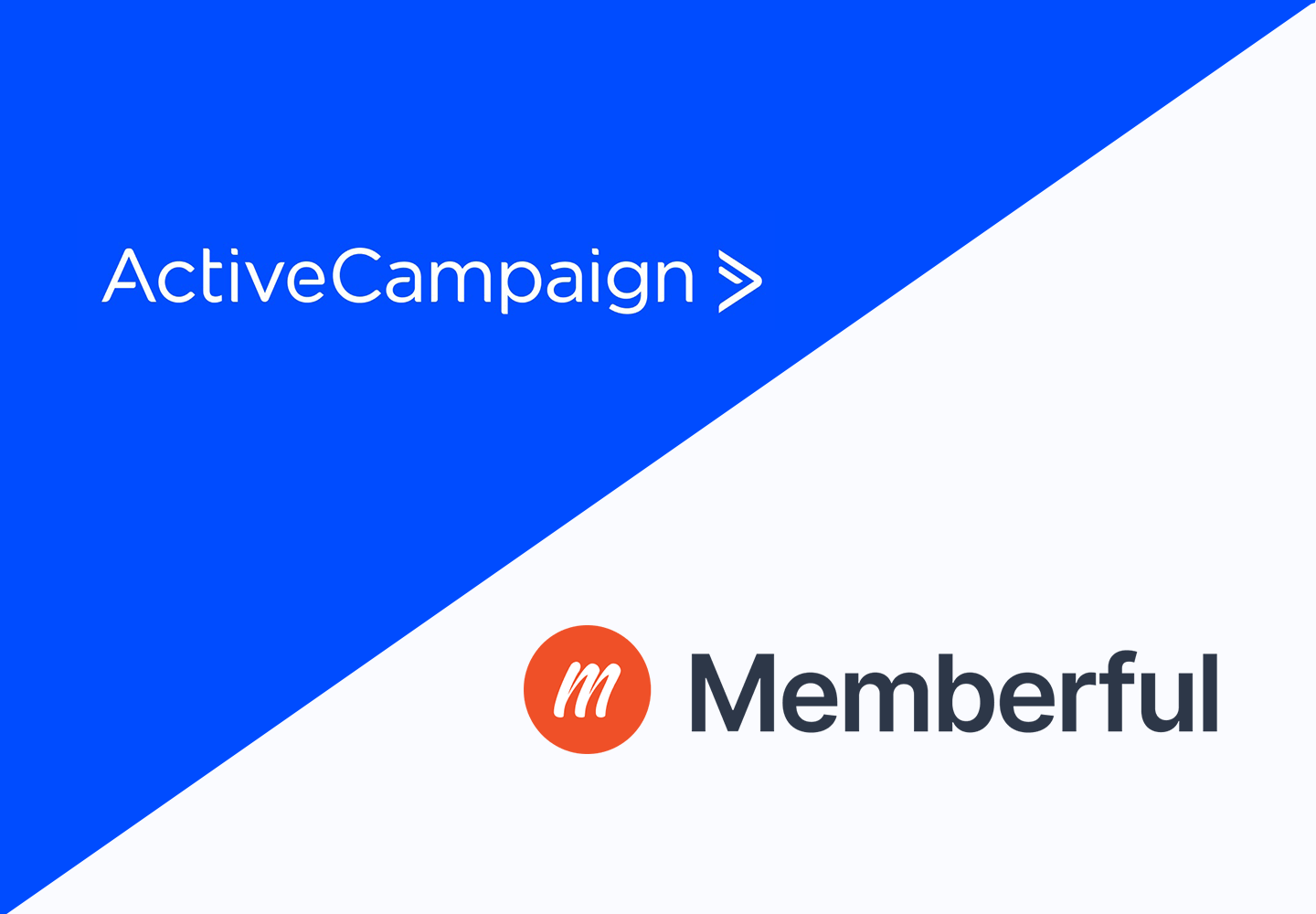 Active Campaign and Memberful logos.